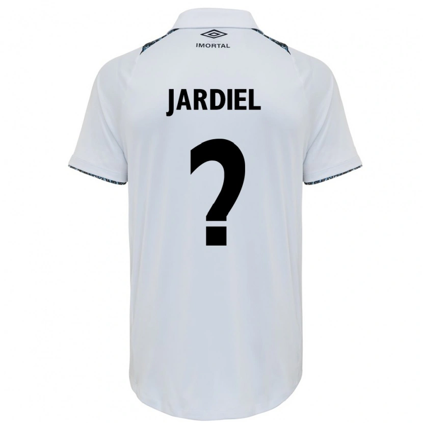 Danxen Men Jardiel #0 White Blue Away Jersey 2025/26 T-Shirt