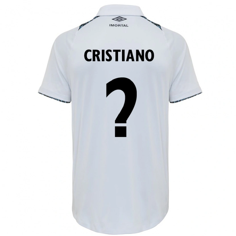 Danxen Men Cristiano #0 White Blue Away Jersey 2025/26 T-Shirt