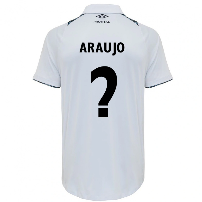 Danxen Men Caio Araujo #0 White Blue Away Jersey 2025/26 T-Shirt