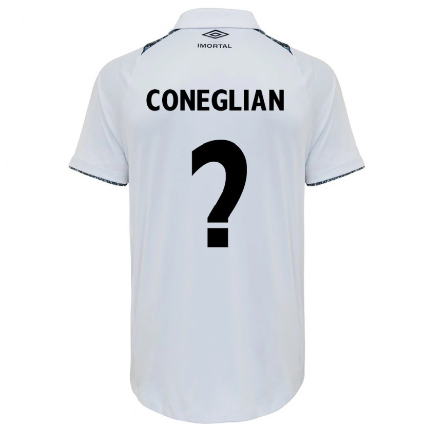 Danxen Men Arthur Coneglian #0 White Blue Away Jersey 2025/26 T-Shirt