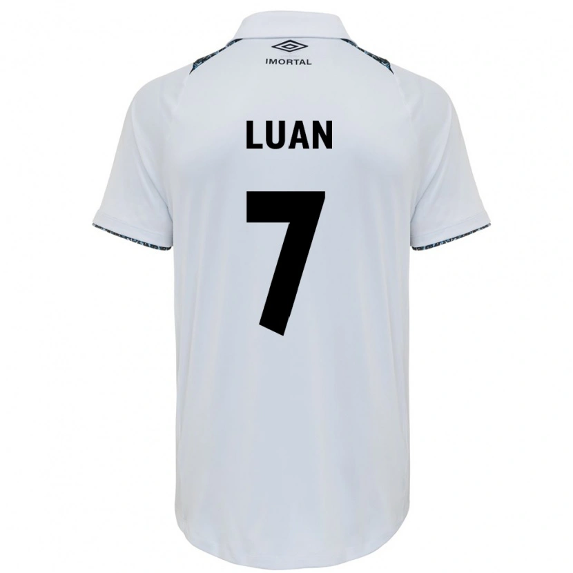 Danxen Men Luan #7 White Blue Away Jersey 2025/26 T-Shirt