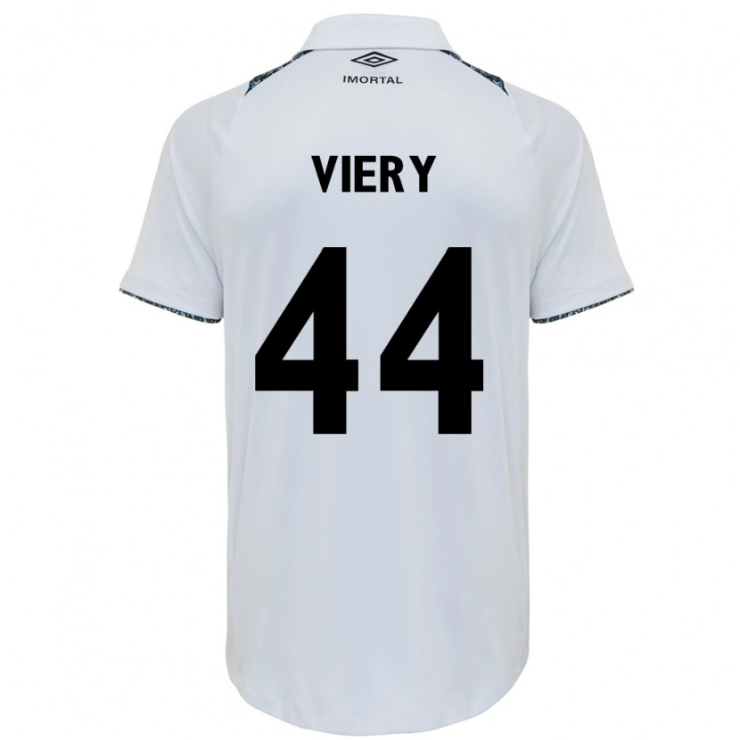 Danxen Men Viery #44 White Blue Away Jersey 2025/26 T-Shirt