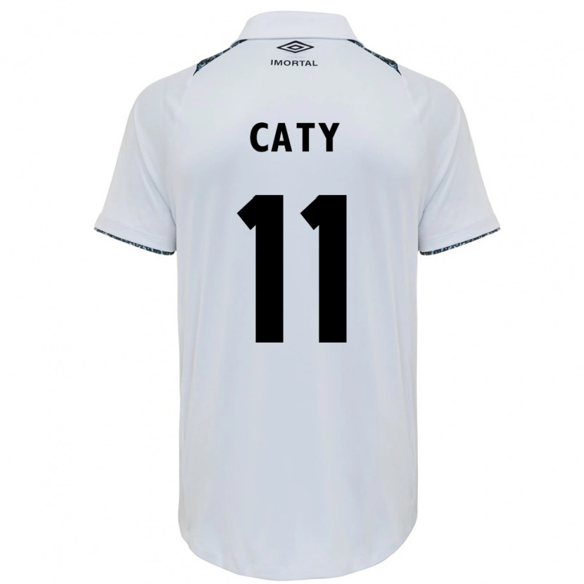 Danxen Men Caty #11 White Blue Away Jersey 2025/26 T-Shirt
