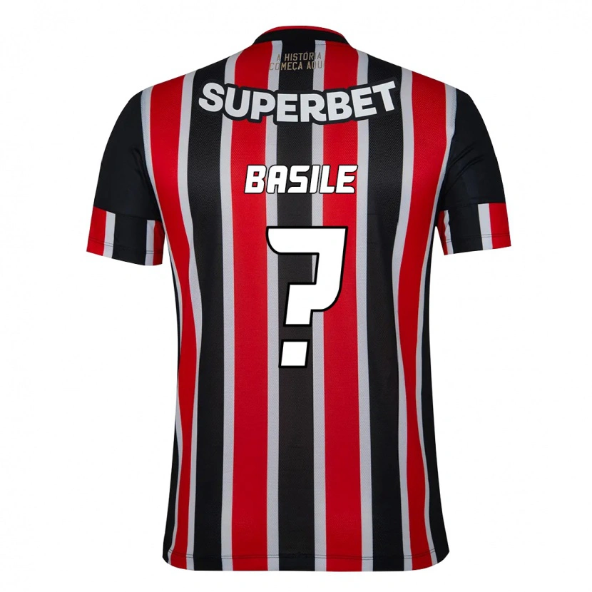 Danxen Men Basile #0 Black Red Away Jersey 2025/26 T-Shirt