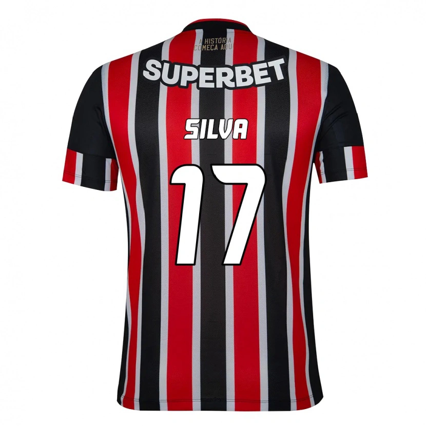 Danxen Men André Silva #17 Black Red Away Jersey 2025/26 T-Shirt