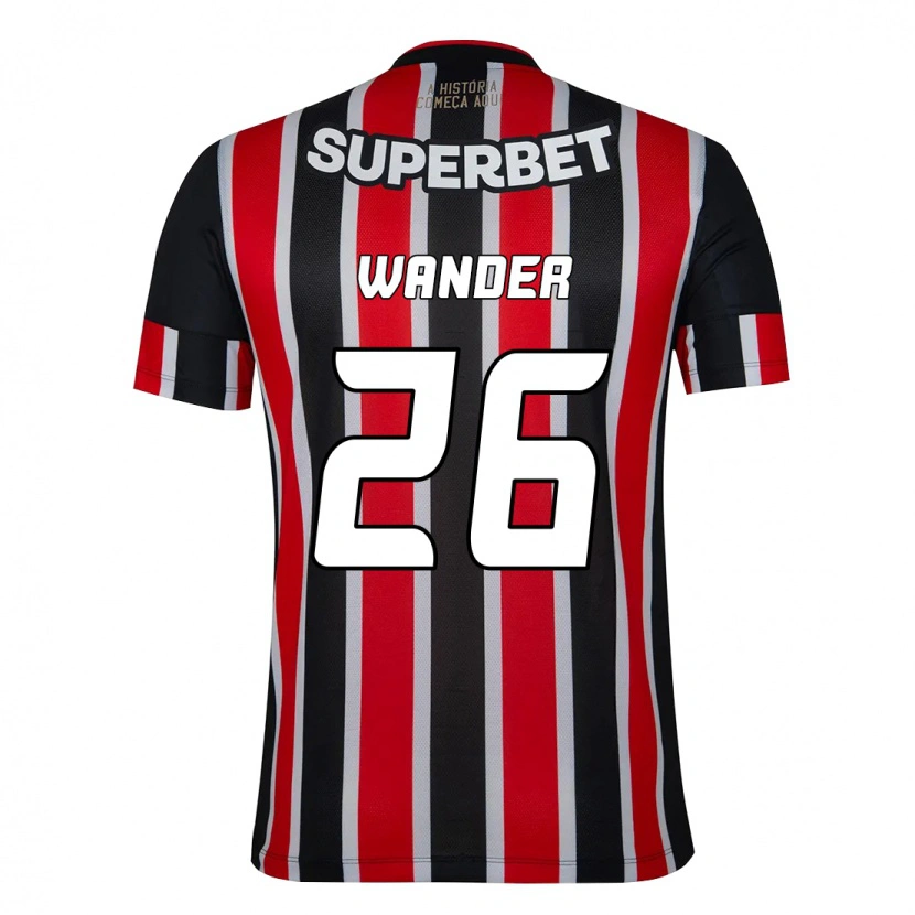 Danxen Men Talles Wander #26 Black Red Away Jersey 2025/26 T-Shirt