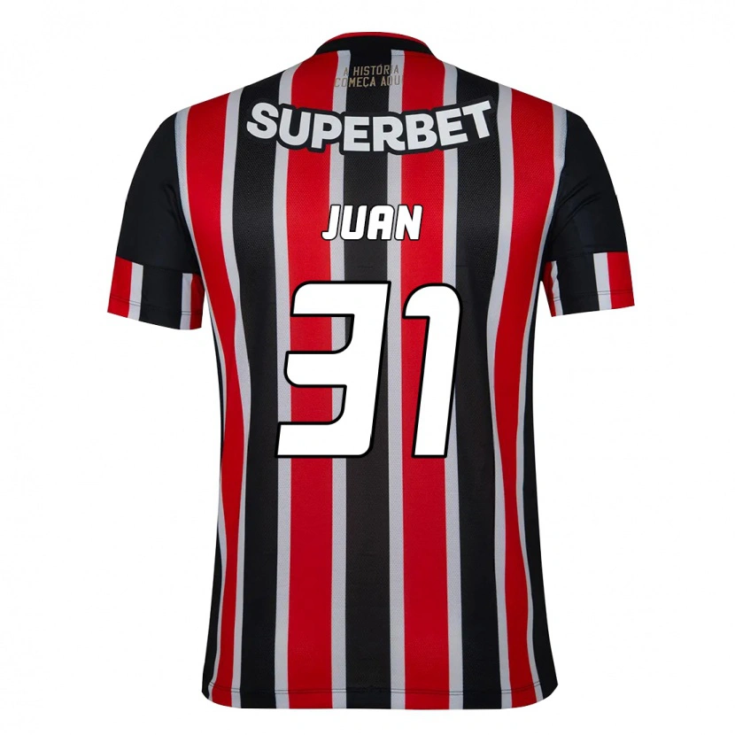 Danxen Men Juan #31 Black Red Away Jersey 2025/26 T-Shirt