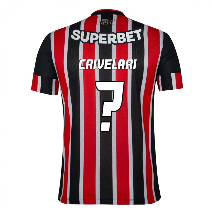 Danxen Men Giovanna Crivelari #0 Black Red Away Jersey 2025/26 T-Shirt