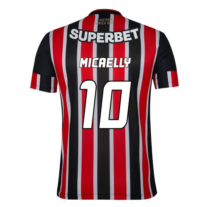 Danxen Men Micaelly #10 Black Red Away Jersey 2025/26 T-Shirt