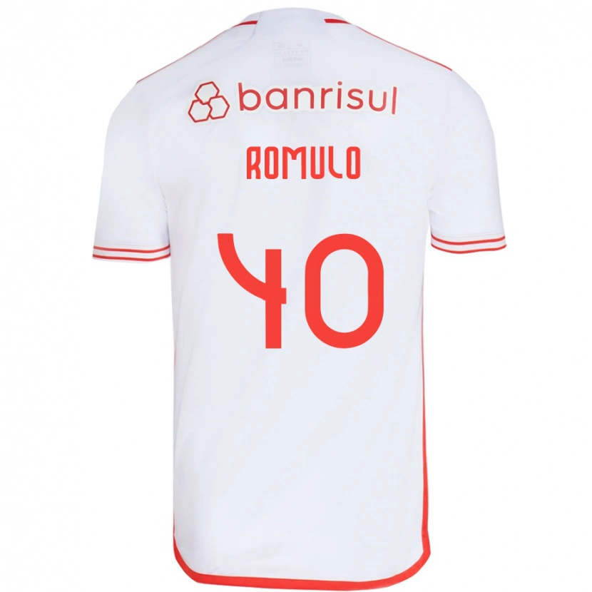 Danxen Men Rômulo #40 White Red Away Jersey 2025/26 T-Shirt