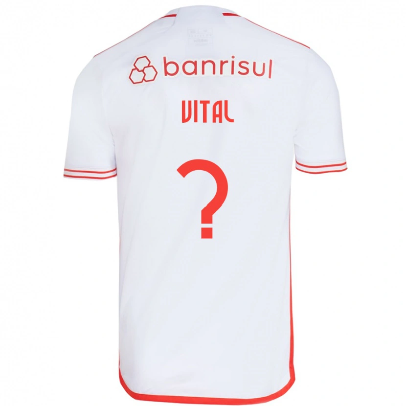 Danxen Men Lucas Vital #0 White Red Away Jersey 2025/26 T-Shirt