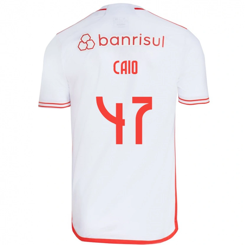 Danxen Men Caio Vidal #47 White Red Away Jersey 2025/26 T-Shirt