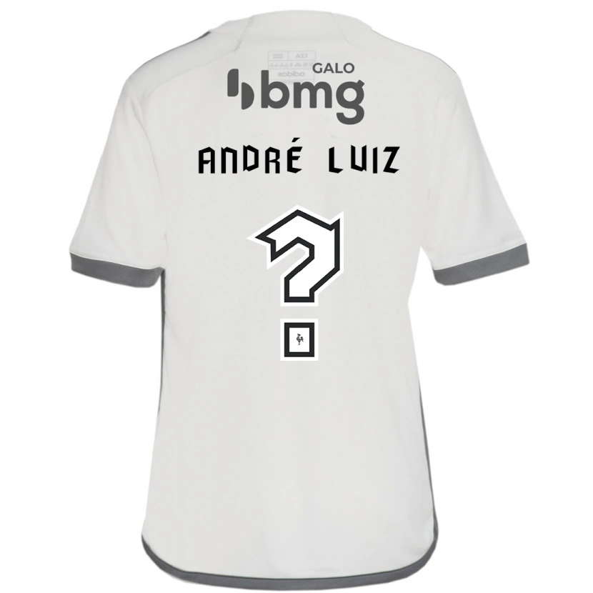Danxen Men André Luiz #0 Off White Away Jersey 2025/26 T-Shirt