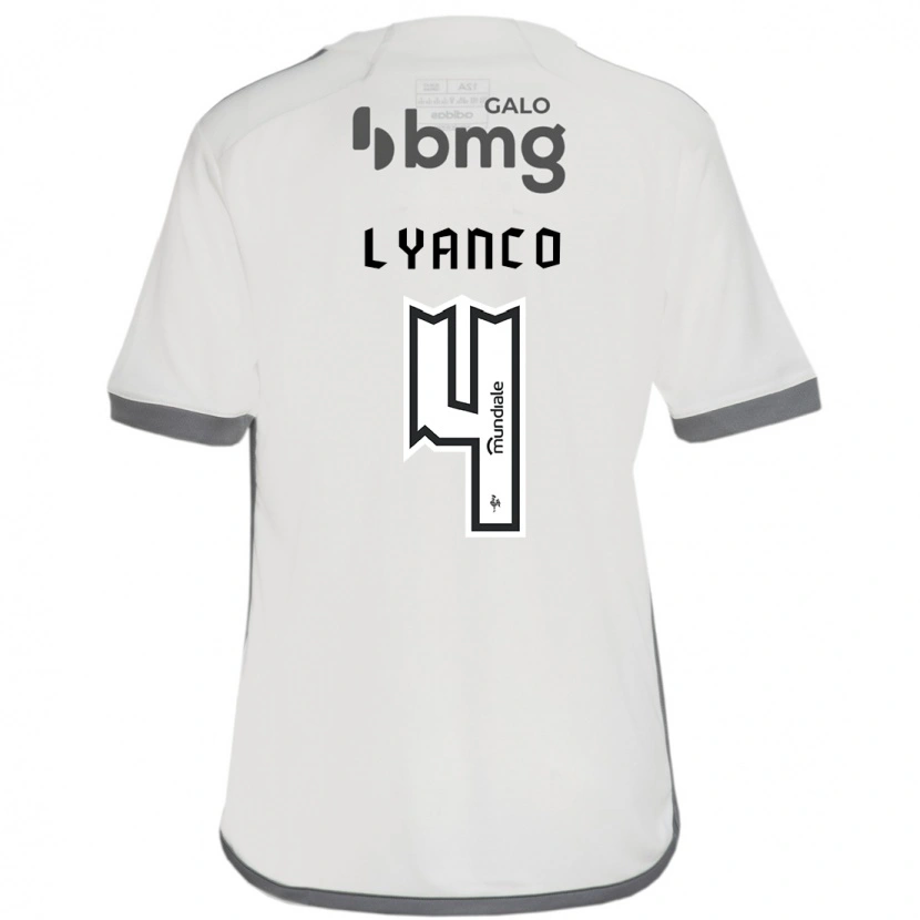 Danxen Men Lyanco #4 Off White Away Jersey 2025/26 T-Shirt