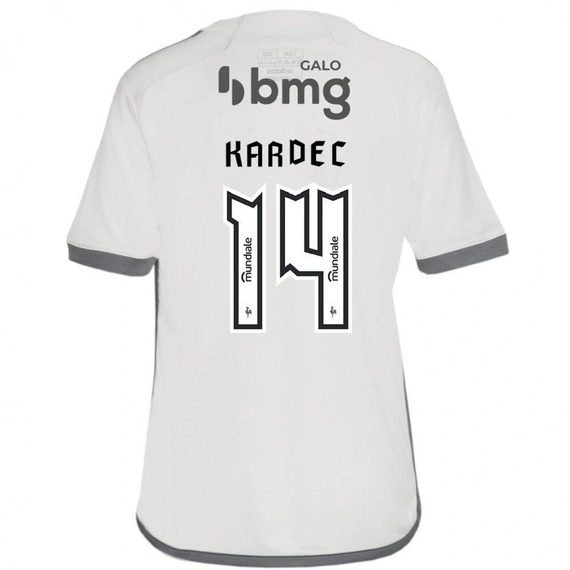 Danxen Men Alan Kardec #14 Off White Away Jersey 2025/26 T-Shirt