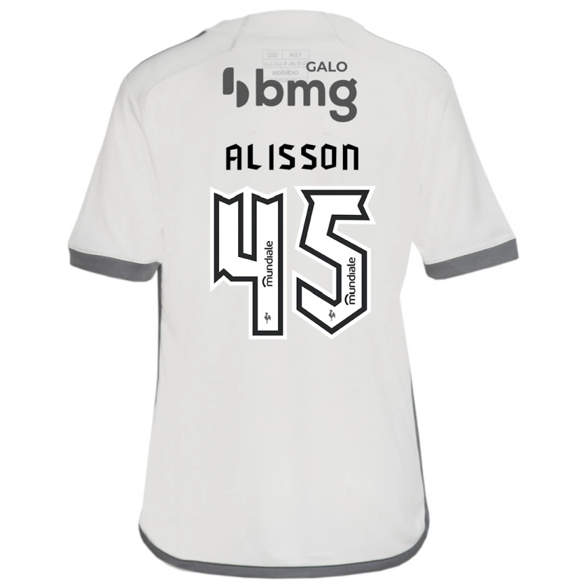 Danxen Men Alisson #45 Off White Away Jersey 2025/26 T-Shirt