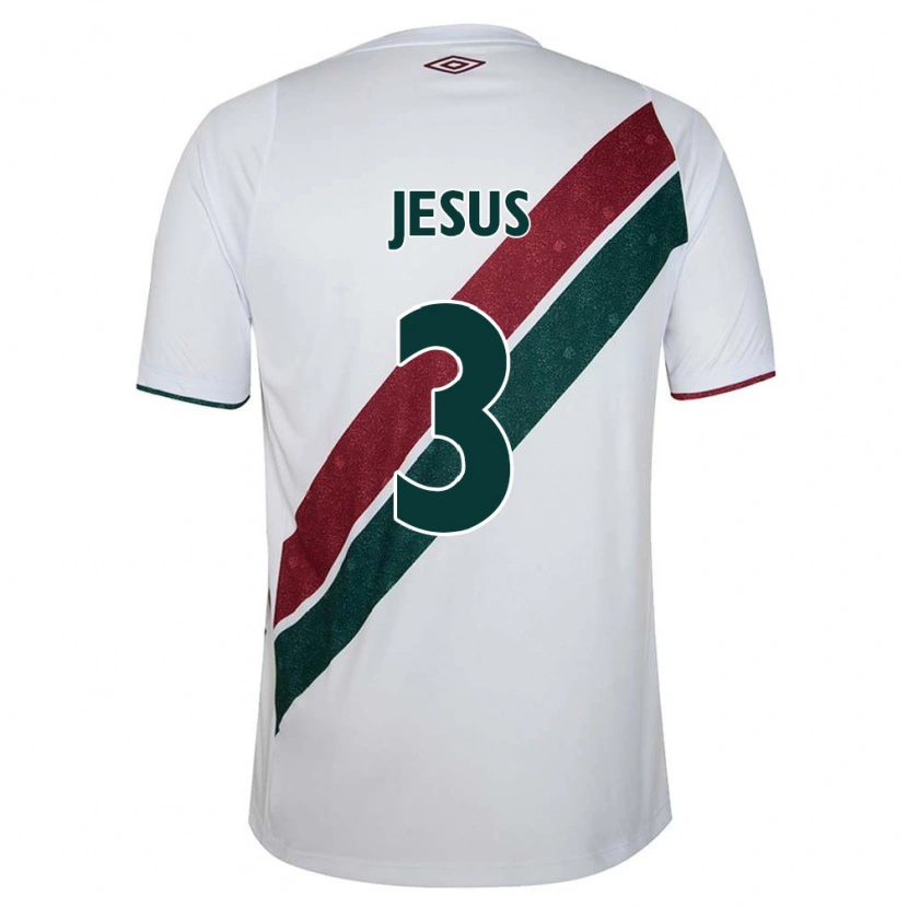 Danxen Men Alexandre Jesus #3 White Green Maroon Away Jersey 2025/26 T-Shirt