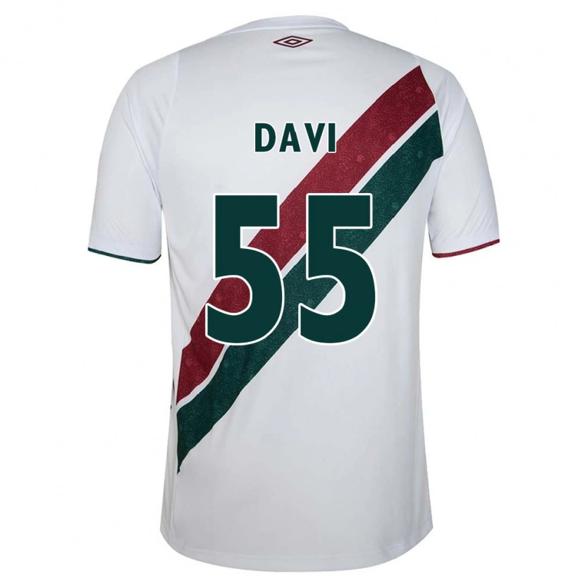 Danxen Men Wallace Davi #55 White Green Maroon Away Jersey 2025/26 T-Shirt