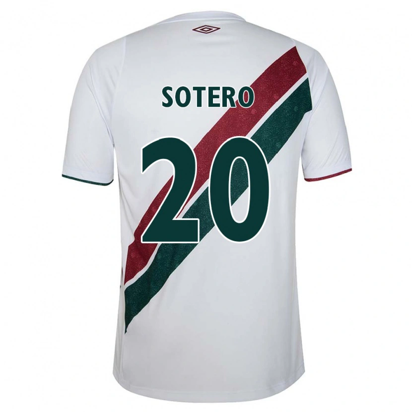 Danxen Men Kamilla Sotero #20 White Green Maroon Away Jersey 2025/26 T-Shirt