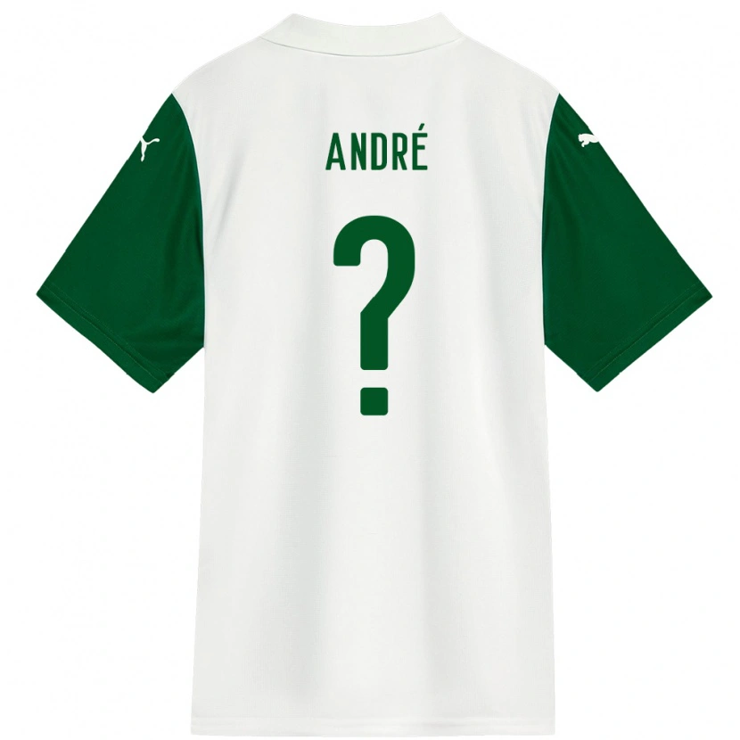 Danxen Men Vitor André #0 White Green Away Jersey 2025/26 T-Shirt