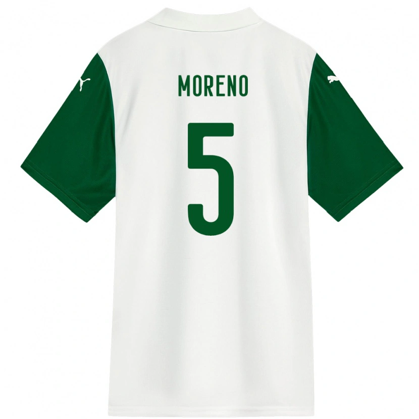 Danxen Men Aníbal Moreno #5 White Green Away Jersey 2025/26 T-Shirt