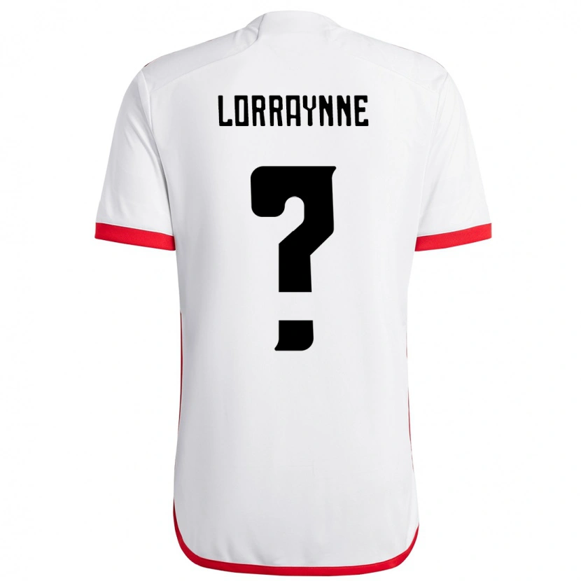 Danxen Men Lorraynne #0 White Red Away Jersey 2025/26 T-Shirt