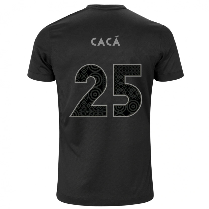 Danxen Men Cacá #25 Black White Away Jersey 2025/26 T-Shirt