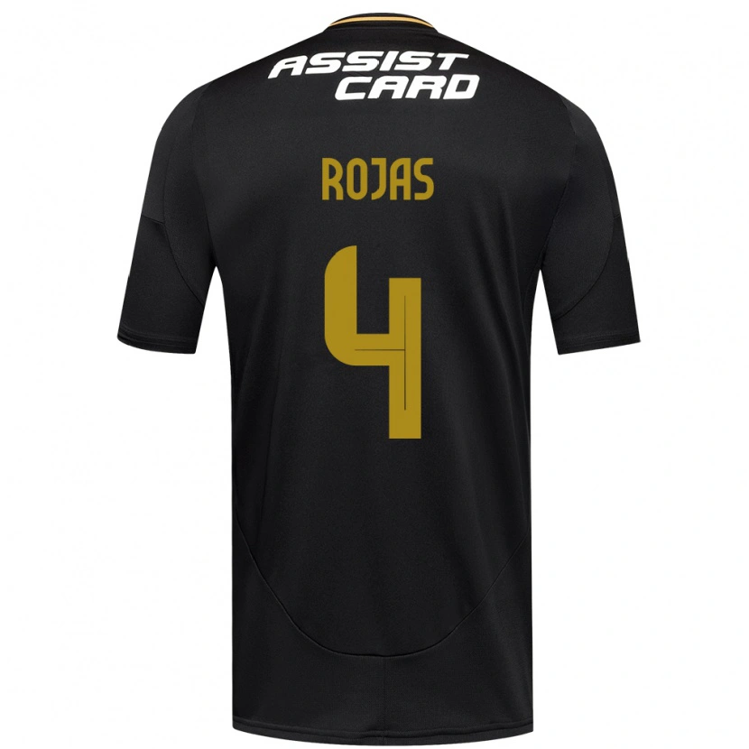 Danxen Men Javier Rojas #4 Black White Away Jersey 2025/26 T-Shirt