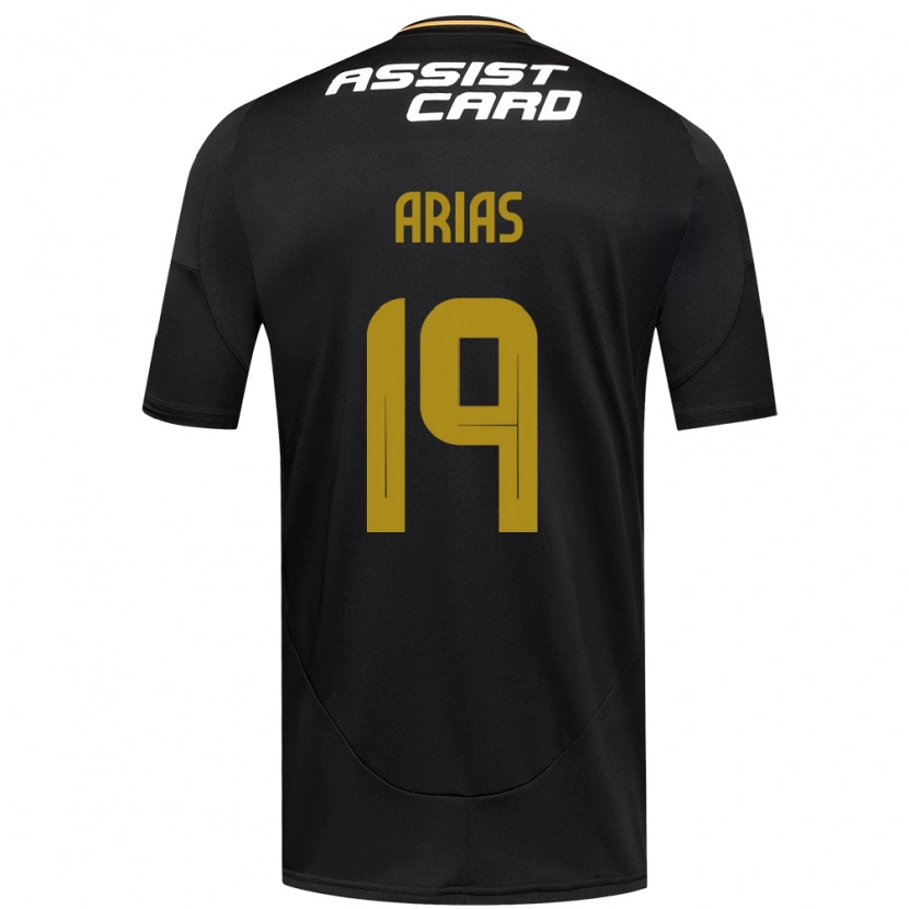 Danxen Men Bastián Arias #19 Black White Away Jersey 2025/26 T-Shirt