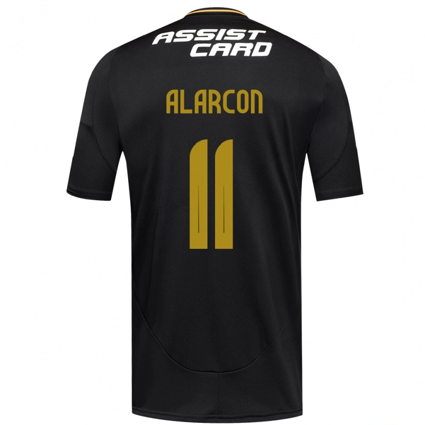 Danxen Men Antonia Alarcón #11 Black White Away Jersey 2025/26 T-Shirt