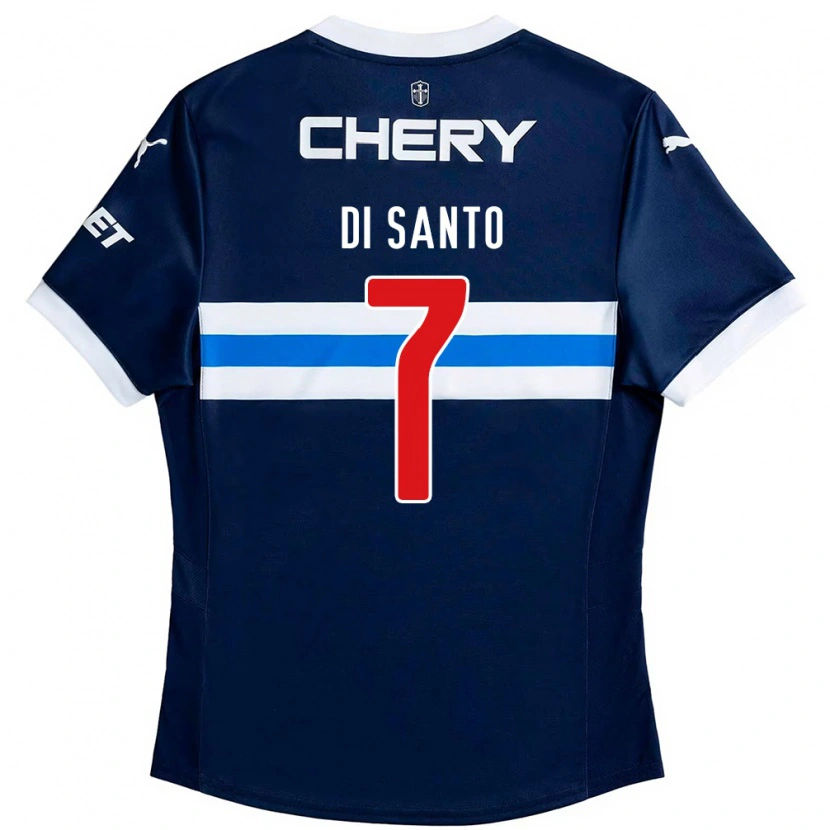 Danxen Men Franco Di Santo #7 Royal Blue White Away Jersey 2025/26 T-Shirt