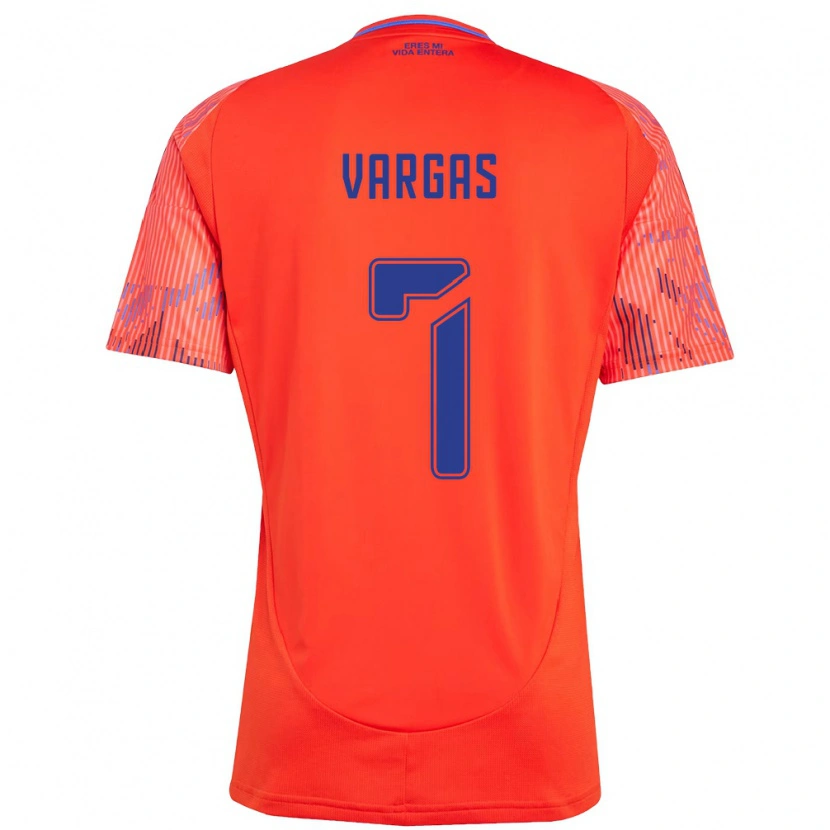 Danxen Men Jeisson Vargas #7 Orange Red Away Jersey 2025/26 T-Shirt