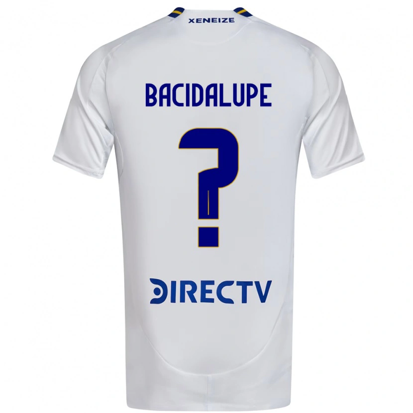 Danxen Men Rodrigo Bacidalupe #0 White Blue Away Jersey 2025/26 T-Shirt
