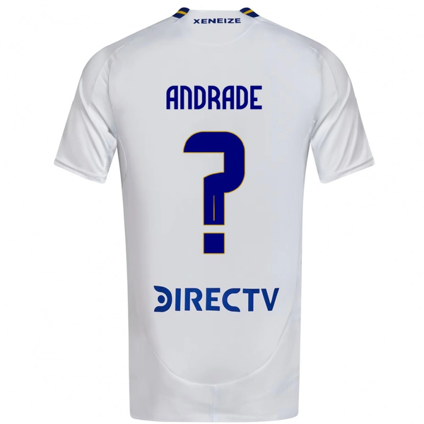 Danxen Men Luka Andrade #0 White Blue Away Jersey 2025/26 T-Shirt