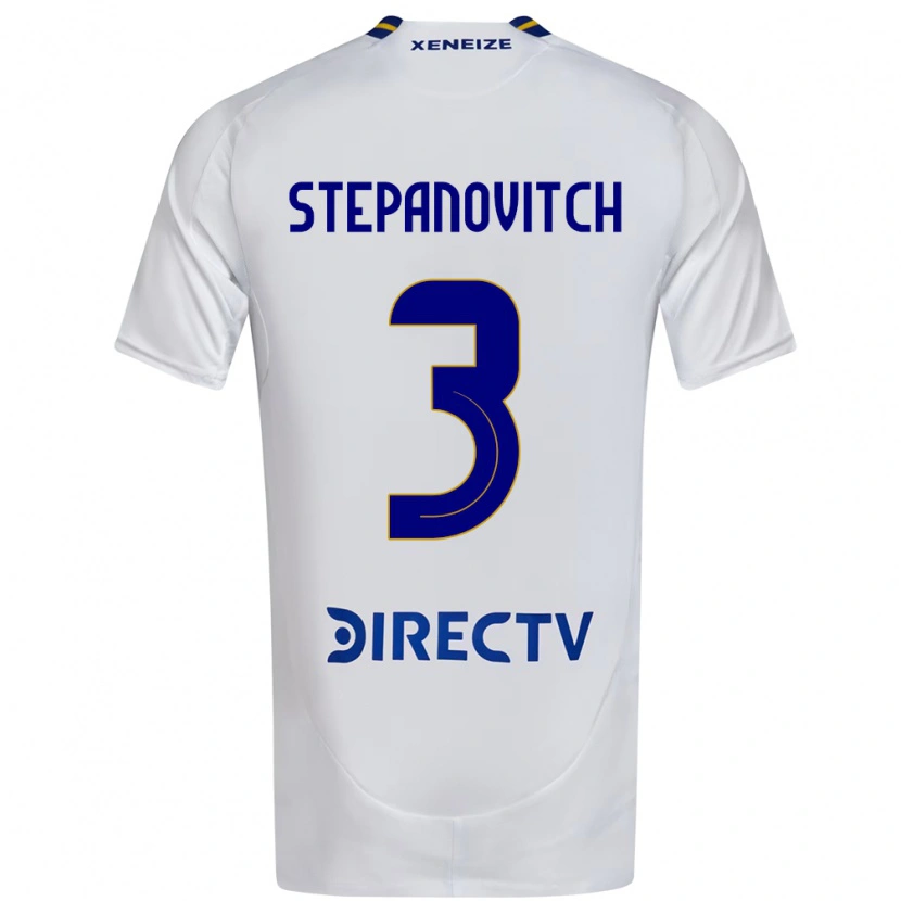 Danxen Men Nicolás Stepanovitch #3 White Blue Away Jersey 2025/26 T-Shirt