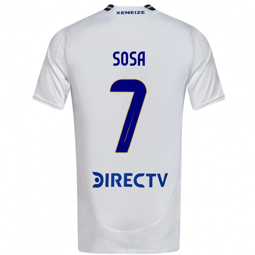 Danxen Men Elián Sosa #7 White Blue Away Jersey 2025/26 T-Shirt