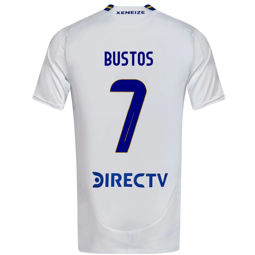 Danxen Men Tomás Bustos #7 White Blue Away Jersey 2025/26 T-Shirt