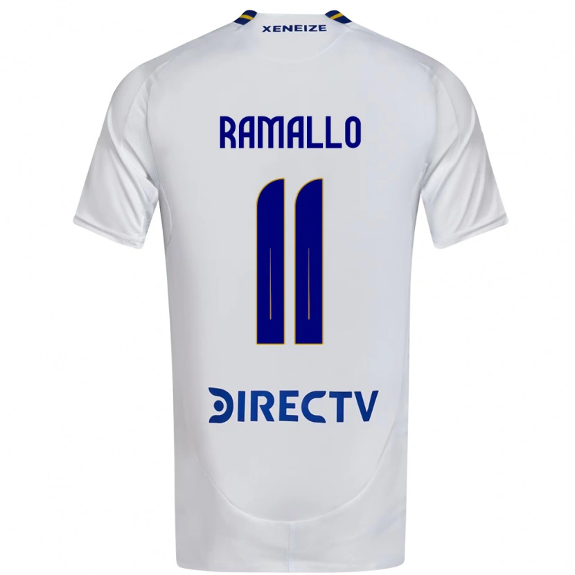 Danxen Men Yael Ramallo #11 White Blue Away Jersey 2025/26 T-Shirt