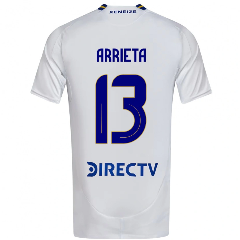 Danxen Men Thomas Arrieta #13 White Blue Away Jersey 2025/26 T-Shirt
