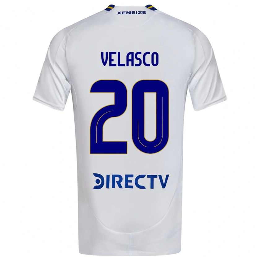 Danxen Men Alan Velasco #20 White Blue Away Jersey 2025/26 T-Shirt