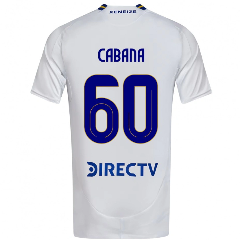 Danxen Men Juan Pablo Cabana #60 White Blue Away Jersey 2025/26 T-Shirt