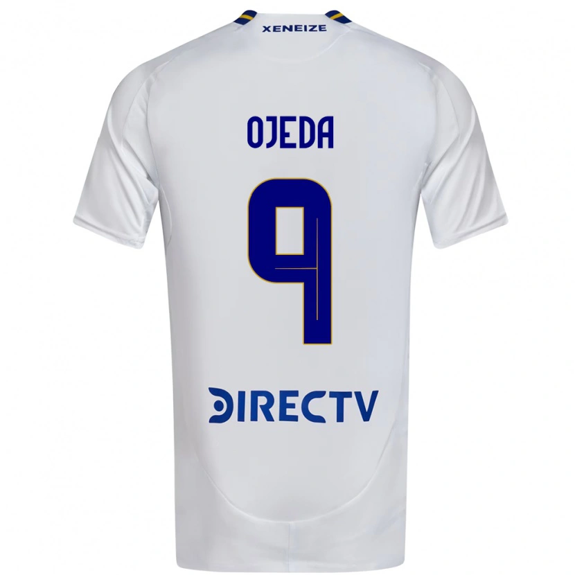 Danxen Men Andrea Ojeda #9 White Blue Away Jersey 2025/26 T-Shirt