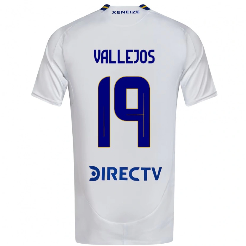 Danxen Men Fabiana Vallejos #19 White Blue Away Jersey 2025/26 T-Shirt