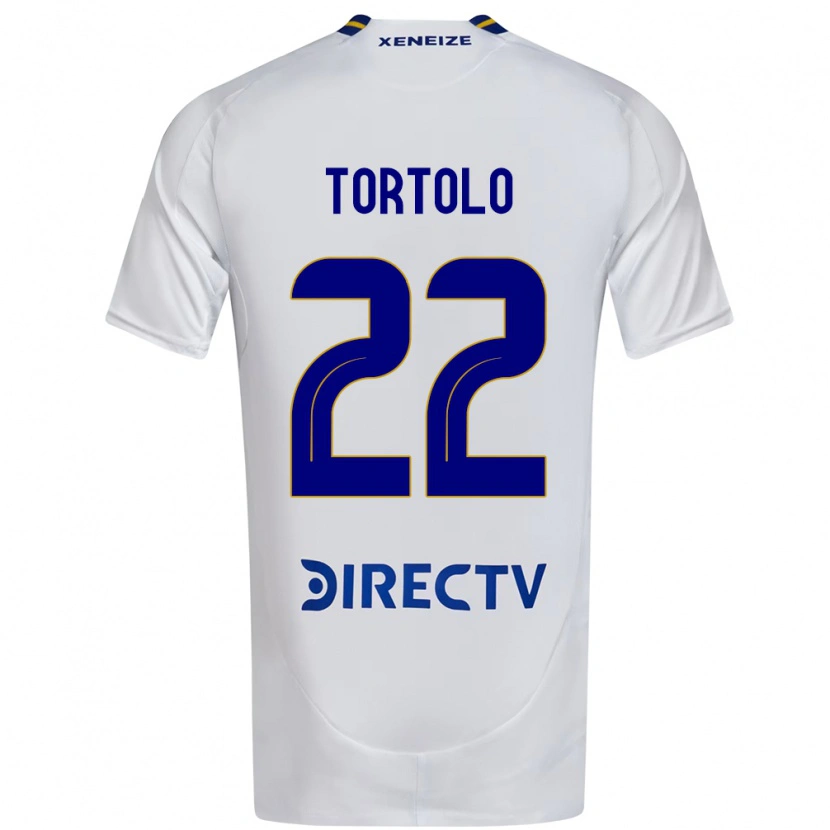 Danxen Men Dulce Tortolo #22 White Blue Away Jersey 2025/26 T-Shirt