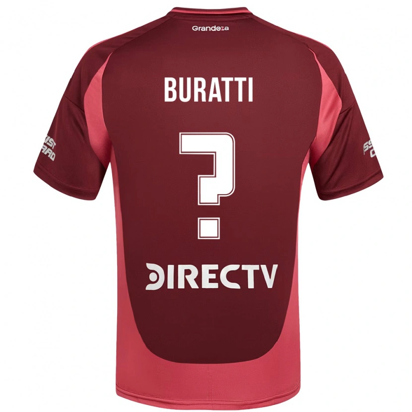 Danxen Men Ramiro Buratti #0 Burgundy Magenta Away Jersey 2025/26 T-Shirt