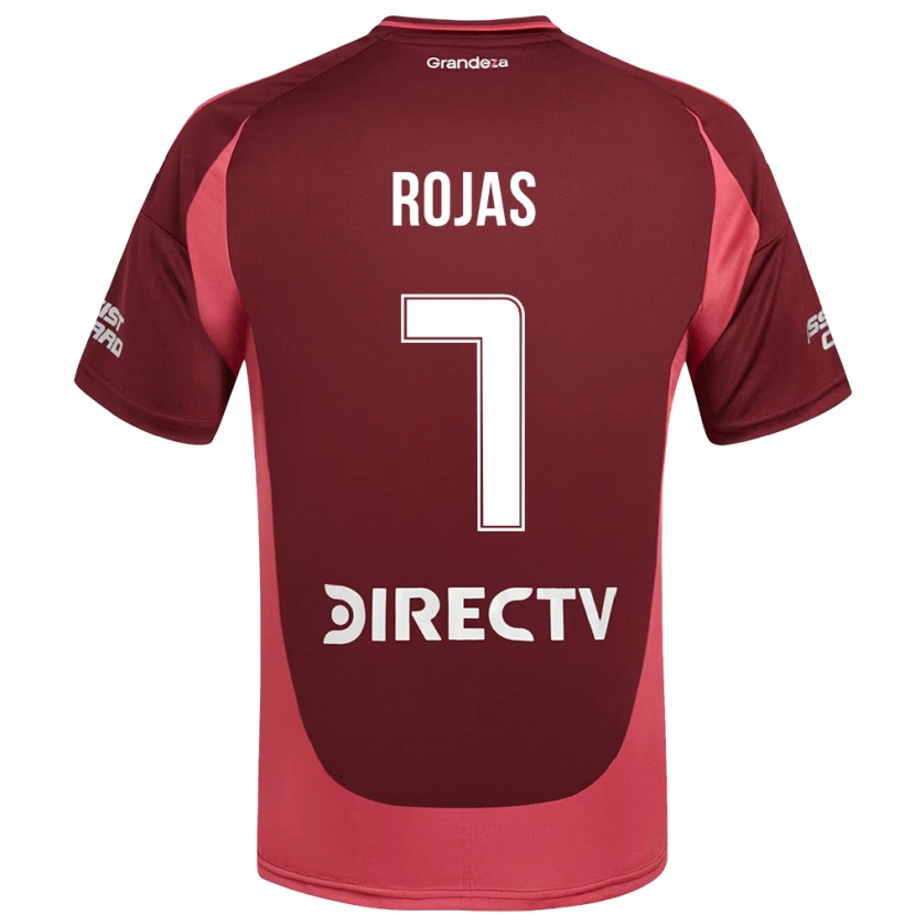 Danxen Men Matías Rojas #7 Burgundy Magenta Away Jersey 2025/26 T-Shirt