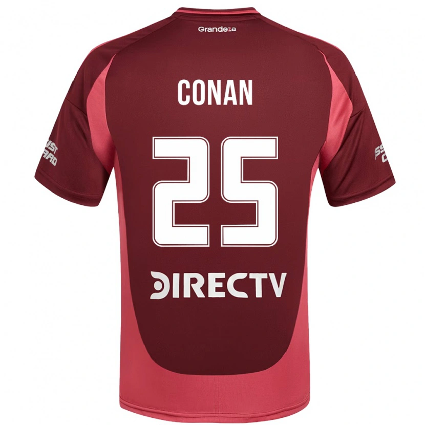 Danxen Men Conan Ledesma #25 Burgundy Magenta Away Jersey 2025/26 T-Shirt