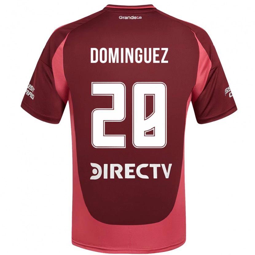 Danxen Men Evelyn Sofía Domínguez #28 Burgundy Magenta Away Jersey 2025/26 T-Shirt