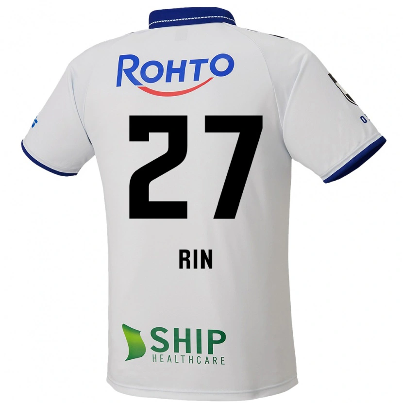 Danxen Men Rin Mito #27 White Blue Black Away Jersey 2025/26 T-Shirt
