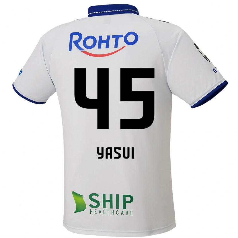 Danxen Men Tsukasa Yasui #45 White Blue Black Away Jersey 2025/26 T-Shirt